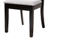 Baxton Studio Noemi Modern Grey Fabric and Dark Brown Finished Wood 5-Piece Dining Set FredCo