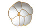 Baxton Studio Novia Antique Goldleaf Flower Accent Wall Mirror FredCo