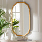 Baxton Studio Pacino Antique Goldleaf Accent Wall Mirror FredCo