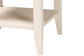 Baxton Studio Primrose Mid-Century Ivory Fluted Wood 1-Drawer Nightstand FredCo