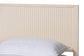 Baxton Studio Primrose Mid-Century Ivory Fluted Wood King Size 4-Piece Bedroom Set FredCo