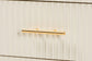 Baxton Studio Primrose Mid-Century Ivory Fluted Wood King Size 4-Piece Canopy Bedroom Set FredCo