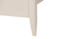Baxton Studio Primrose Mid-Century Ivory Fluted Wood Queen Size Platform Bed FredCo