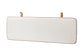 Baxton Studio Queen Belden Boucle Upholstered Wall-Mounted Headboard - Padded Cushion Panel with Faux Leather Piping, Modern Bedroom Accent Piece, Cream FredCo