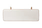 Baxton Studio Queen Belden Boucle Upholstered Wall-Mounted Headboard - Padded Cushion Panel with Faux Leather Piping, Modern Bedroom Accent Piece, Cream FredCo