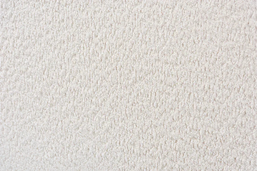 Baxton Studio Queen Belden Boucle Upholstered Wall-Mounted Headboard - Padded Cushion Panel with Faux Leather Piping, Modern Bedroom Accent Piece, Cream FredCo