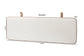 Baxton Studio Queen Belden Boucle Upholstered Wall-Mounted Headboard - Padded Cushion Panel with Faux Leather Piping, Modern Bedroom Accent Piece, Cream FredCo