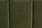 Baxton Studio Queen Granger Velvet Upholstered Platform Bed with Channel Tufted Headboard, Modern Low Profile Bed Frame, Moss Green FredCo