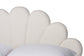Baxton Studio Queen Size Albion Boucle Upholstered Platform Bed - Soft Fabric Bed Frame with Padded Headboard, Minimalist Design, Cream FredCo