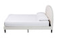Baxton Studio Queen Size Pelagia Boucle Upholstered Platform Bed FredCo
