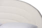 Baxton Studio Queen Size Pelagia Boucle Upholstered Platform Bed FredCo