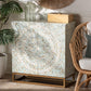 Baxton Studio Quintus Modern Bohemian Multicolor Mother of Pearl and Gold Metal Storage Cabinet FredCo
