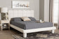 Baxton Studio Ralayna Modern Luxe Ivory Boucle Fabric Queen Size Bed FredCo