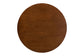 Round mid-century modern wood dining table top, suitable for kitchen or dining room furniture