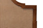 Baxton Studio Risha Mid-Century Modern Ash Walnut Finished Wood and Rattan Headboard FredCo
