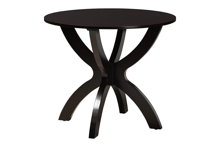 Baxton Studio Rita Modern Grey and Dark Brown Finished Wood 5-Piece Dining Set FredCo
