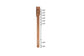 Baxton Studio Rondell Mid-Century Modern Ash Walnut Woven Rattan Queen Size Bed FredCo