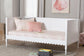 Baxton Studio Roni Modern White Wood Twin Daybed with Scalloped Edges FredCo