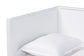 Baxton Studio Roni Modern White Wood Twin Daybed with Scalloped Edges FredCo