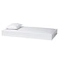Baxton Studio Roni Modern White Wood Twin Trundle FredCo