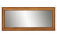 Baxton Studio Rowanne Mid-Century Modern Walnut Brown Rubberwood and Rattan Frame Wall Mirror FredCo