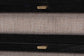 Baxton Studio Shirin Mid-Century Beige Fabric and Black Wood 3-Drawer Chest FredCo