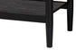 Baxton Studio Shirin Mid-Century Beige Fabric and Black Wood Queen 5-Piece Bedroom Set FredCo