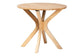 Baxton Studio Shirina Mid-Century Grey Fabric and Natural Brown Finished Wood 5-Piece Dining Set FredCo