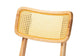 Baxton Studio Tadeo Mid-Century Modern Oak Brown Finished Wood and Rattan 2-Piece Counter Stool Set FredCo