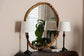 Baxton Studio Urania Wall Mirror - Irregular Shape Accent Mirror with Antique Goldleaf Frame, Modern Glam Accent for Living Room, Entryway, or Bedroom Decor FredCo
