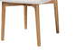 Baxton Studio Wattsu 5-Piece Dining Set - Solid Wood Rectangular Table with Boucle Upholstered Chairs, Mid-Century Modern Dining Furniture for Kitchen or Dining Room, Natural and White FredCo