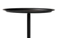 Baxton Studio Webb Black Metal Pedestal Side Table - Modern Accent Table with Round Tray Top for Indoor or Semi-Outdoor Use FredCo