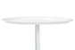 Baxton Studio Webb White Metal Pedestal Side Table - Modern Accent Table with Round Tray Top for Indoor or Semi-Outdoor Use FredCo