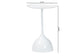 Baxton Studio Webb White Metal Pedestal Side Table - Modern Accent Table with Round Tray Top for Indoor or Semi-Outdoor Use FredCo