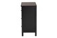 Baxton Studio Yelena Classic and Traditional Black Finished Wood 3-Drawer Storage Cabinet FredCo
