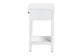 Baxton Studio Yelena Classic and Traditional White Finished Wood 1-Drawer End Table FredCo