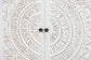Baxton Studio Yelena Classic and Traditional White Finished Wood 2-Door Storage Cabinet FredCo