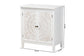 Baxton Studio Yelena Classic and Traditional White Finished Wood 2-Door Storage Cabinet FredCo
