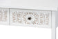 Baxton Studio Yelena Classic and Traditional White Finished Wood 2-Drawer Console Table FredCo