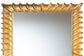 Baxton Studio Ygritte Antique Goldleaf Accent Wall Mirror FredCo