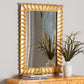 Baxton Studio Ygritte Antique Goldleaf Accent Wall Mirror FredCo