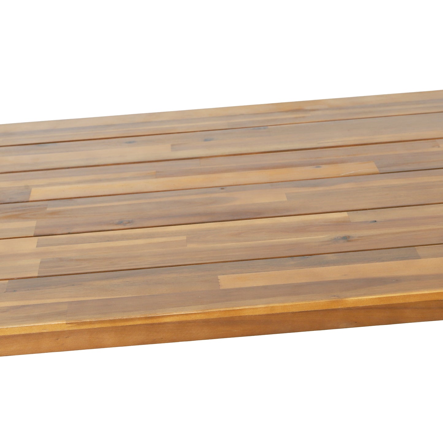 Close-up of wooden table top with natural wood grain from FredCo International furniture