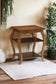 Becci Walnut Finish Accent Table FredCo