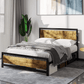 Bed Frame with Headboard Metal Bed Frame, Platform Metal Bed FredCo