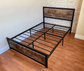 Bed Frame with Headboard Metal Bed Frame, Platform Metal Bed