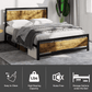 Bed Frame with Headboard Metal Bed Frame, Platform Metal Bed FredCo