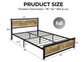 Bed Frame with Headboard Metal Bed Frame, Platform Metal Bed FredCo