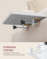 Bedside Shelf with Phone Slot, Cup Holder and Hook Cloud White FredCo