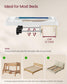 Bedside Shelf with Phone Slot, Cup Holder and Hook Cloud White FredCo