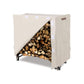 Beige Log Rack Cover FredCo